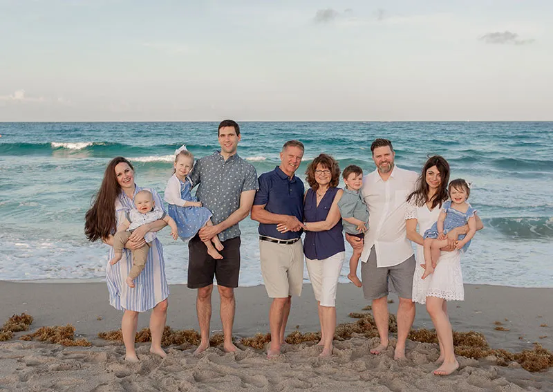 Dr. Morris and family